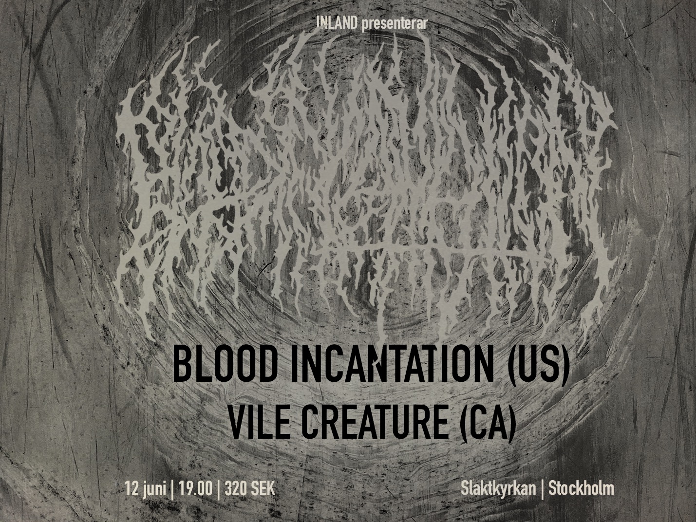 Blood Incantation (US) + Vile Creature (CA)