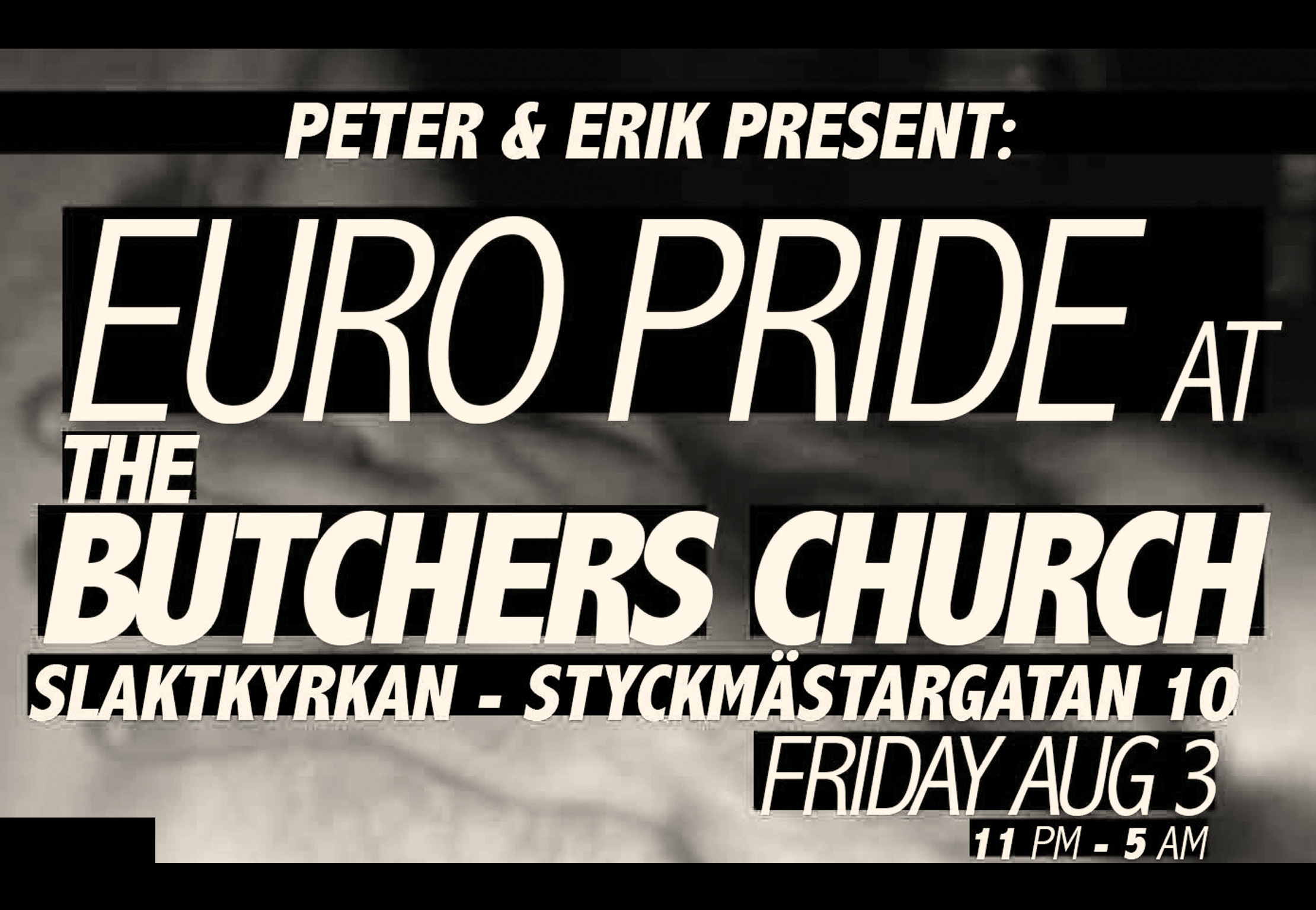 EURO PRIDE Stockholm 2018 Slaktkyrkan